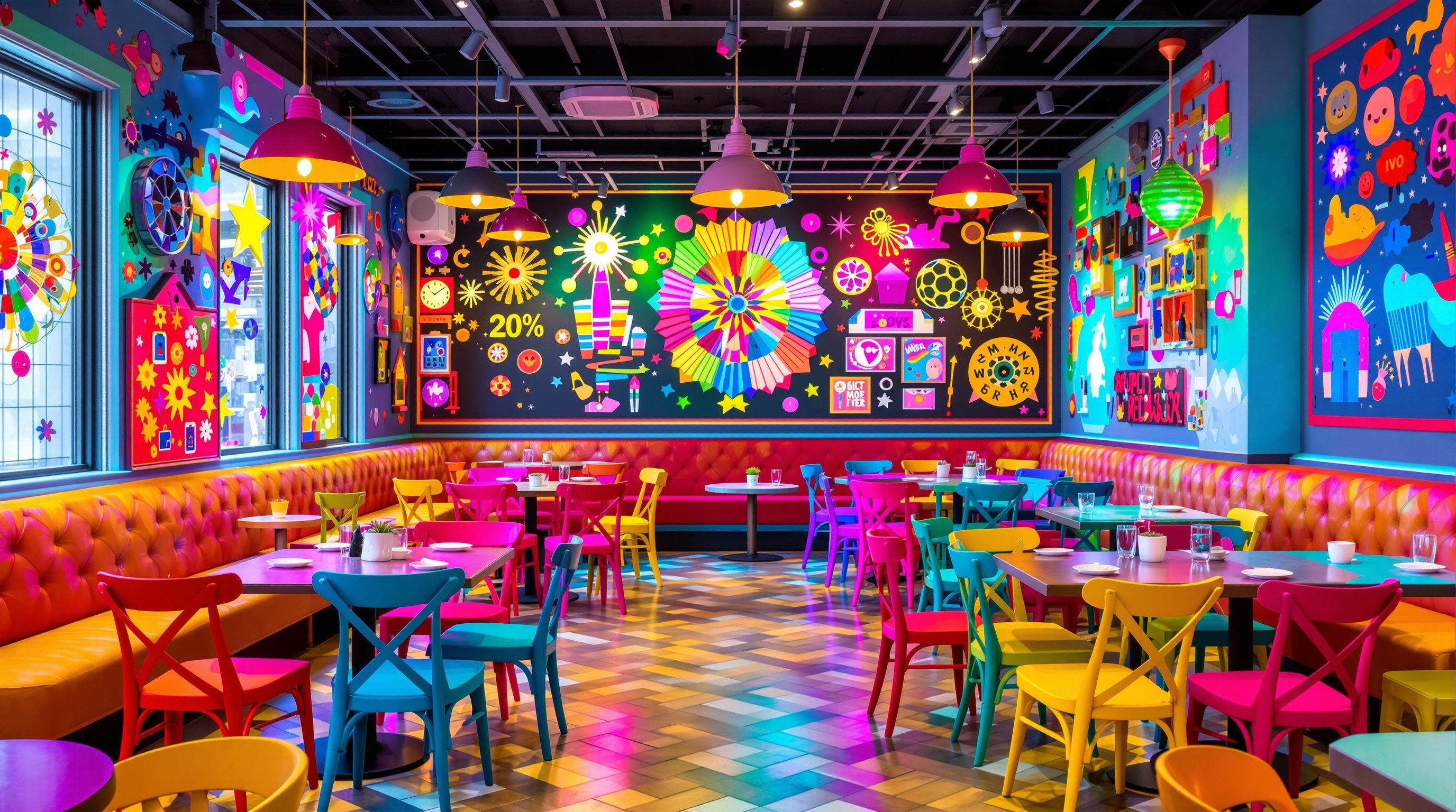 Restaurant décoré avec style — réalisation Bee at Home